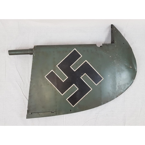 59 - German Aircraft Tail Rudder. Maybe from a Fiesler.