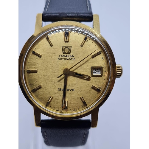 67 - Vintage Omega Automatic Gents WATCH 18ct Gold circa 1970.  35mm case.