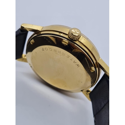 67 - Vintage Omega Automatic Gents WATCH 18ct Gold circa 1970.  35mm case.