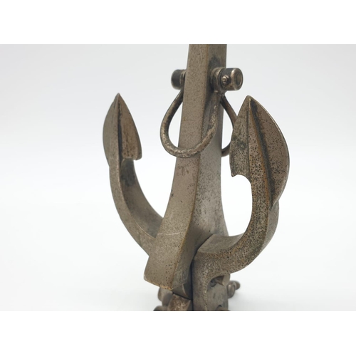 154 - An excellent and very detailed model of the stockless anchor of H.M.S. Hermes. 
H.M.S. Hermes was th... 