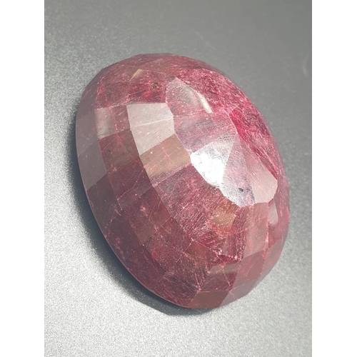 169 - 1303.85 Cts NATURAL RUBY. Oval shape. IDT certified