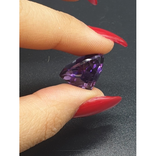 997 - 19.52 Cts AMETHYST. Pear shape. ITLGR certified