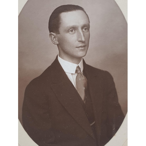 309 - From the studio of Clarence Hailey come two photographs of young men (possibly jockeys). Photos 10x1... 