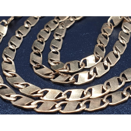 22 - 18ct Gold Interline NECKLACE.  7.4g  36cm