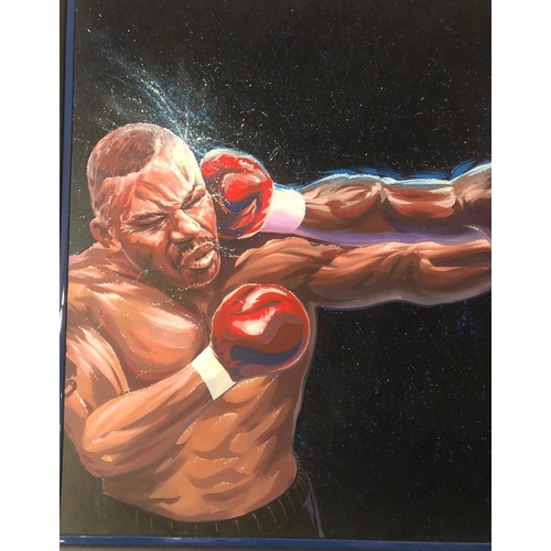 3 - Tyson v Holyfield 2 by Lee Bivens, Oil on Canvas. One of the USA's premier realism artists captures ... 