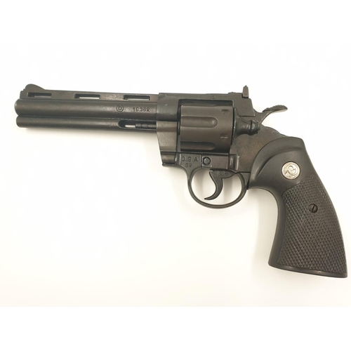 6 - Replica COLT PYTHON REVOLVER with speed loading removable barrel, Dry fires and very realistic.