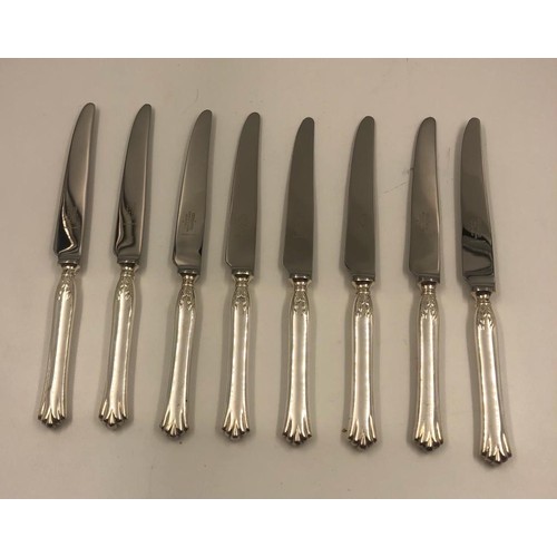 688 - Mappin and Webb vintage silver plate COCKTAIL / DESSERT CUTLERY SET.  Sixteen pieces in total.  Exce... 