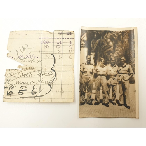 5 - Old Wooden Box with hand painted S.A.S badge, containing a set of medals comprising of 1939-45 Star,... 