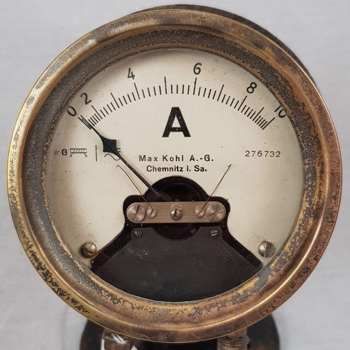 234 - WW2 German U-Boat Amp Meter from the battery charging room.