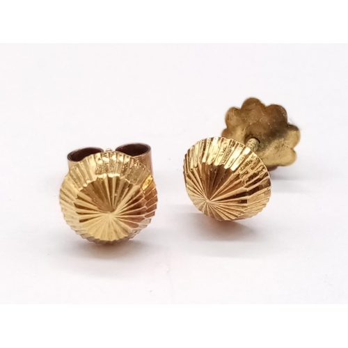 573 - Pair of 9ct Gold EARRINGS.