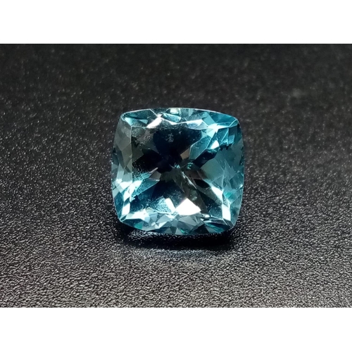 134 - 6.62 Cts Loose Natural Blue Topaz with US UGL Appraisal Report.
