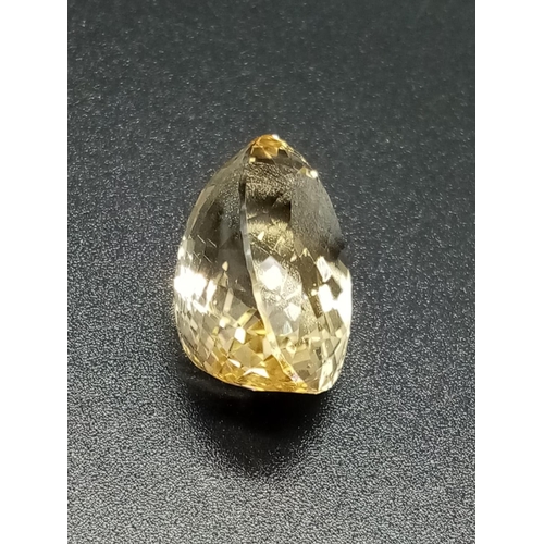 141 - 33.41 Cts Natural Citrine with IDT Gemstone Certificate. & US UDL Appraisal Report.
