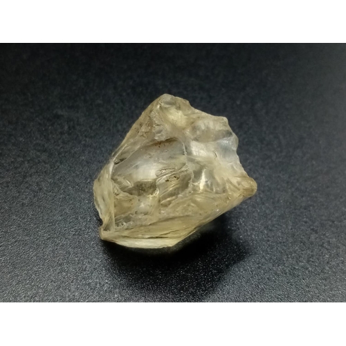 323 - 34.09 Cts Natural Rough Citrine. IDT certified