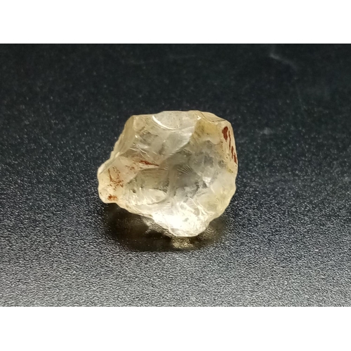 330 - 15.60 Cts Natural Rough Citrine. IDT certified