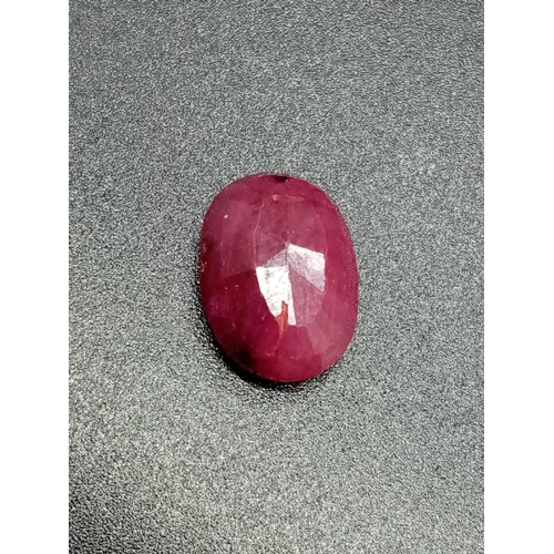 750 - 8.73 Cts Natural Ruby. Oval shape. IGL&I certified