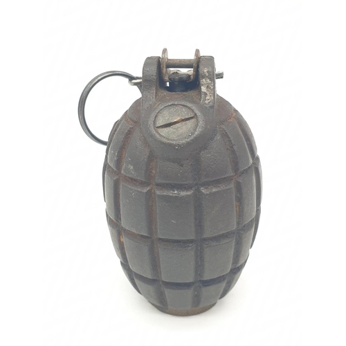 317 - INERT No 5 MK 1 Mills Grenade with centre tube. Base Dated 1916. Superb untouched condition. They do... 