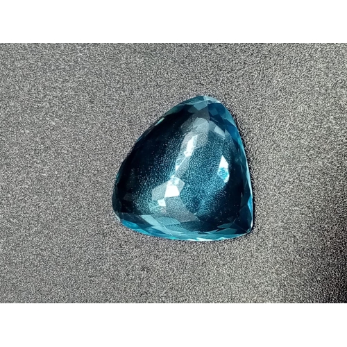 211 - 11.61 Cts Natural Blue Topaz. Pear Mixed shape. IDT certified