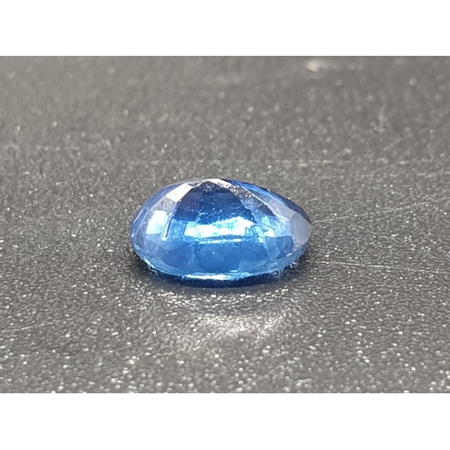 407 - 0.88 Cts Natural Blue Sapphire. Oval shape. ITLGR certified