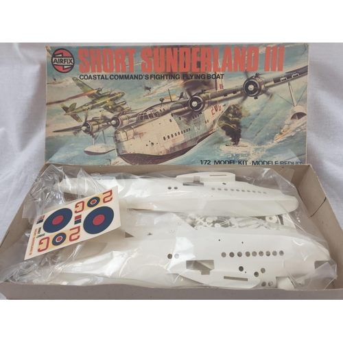 435 - 4 Model Airfix and 2 Academy Minicraft Kits. Including an opened Vickers Vanguard kit and The Alfa R... 