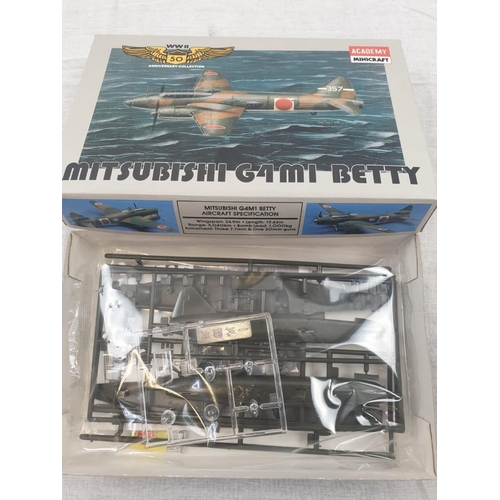 435 - 4 Model Airfix and 2 Academy Minicraft Kits. Including an opened Vickers Vanguard kit and The Alfa R... 