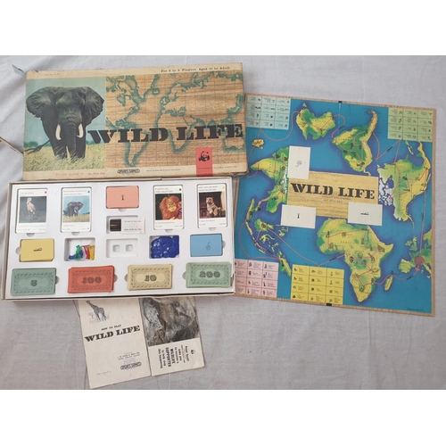 448 - Various Vintage Games and Toys. Including Wildlife Boardgame, Mah Jong and Petanque leisure boules s... 