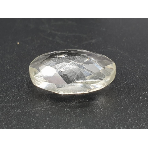 393 - 10.58 Cts Natural Green Amethyst . Oval shape. IGL&I certified