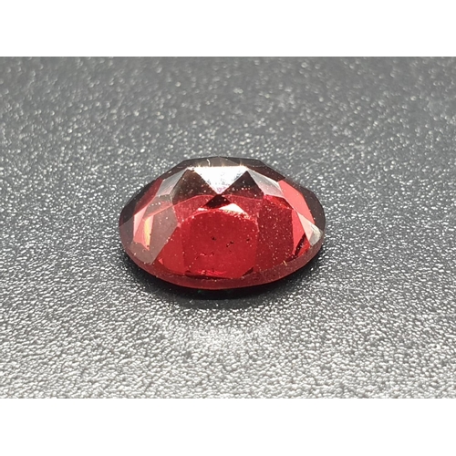 400 - 3.71 Cts Pyrope Garnet. Oval shape. ITLGR certified