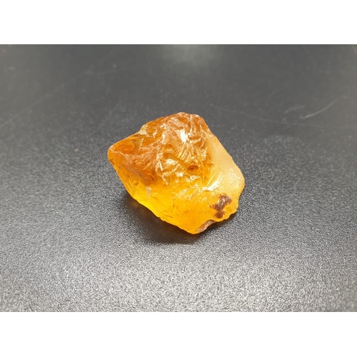 771 - 44.48 Cts Natural Rough Citrine. ITLGR certified