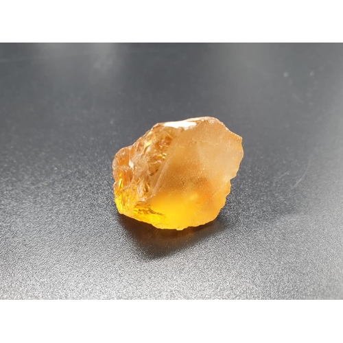 771 - 44.48 Cts Natural Rough Citrine. ITLGR certified