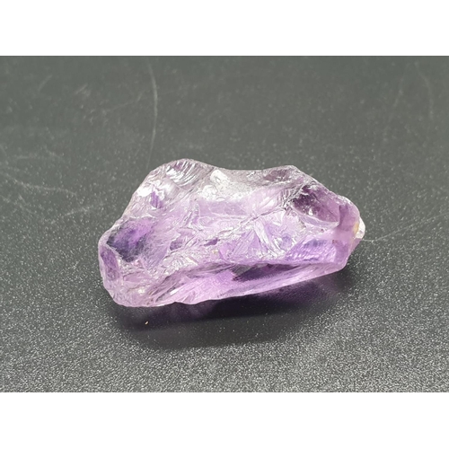 932 - 56 Cts Natural Rough Amethyst. GLI Certified