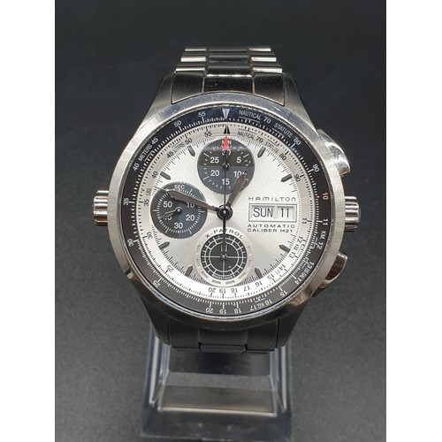 76 - A gents large Hamilton, Automatic, Caliber H21, X-Patrol watch. In good working order and good throu... 