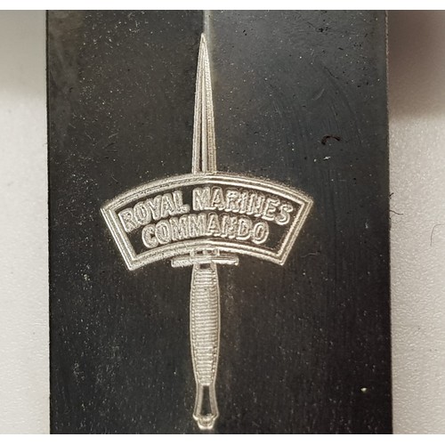 79 - Current Issue Commando Dagger with Royal Marine Commando Logo etched on the blade.