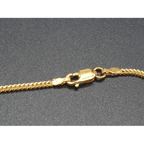 176 - A 22 carat yellow gold chain, 18th June 1976” inscription on verso. In good working order and good o... 