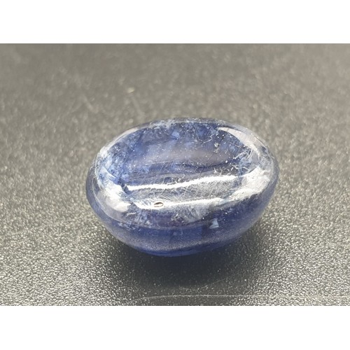 502 - 15.70cts Cabochon Blue sapphire gemstone with certificate