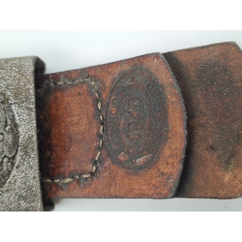 89 - 1940 Dated Luftwaffe Buckle and Tab.