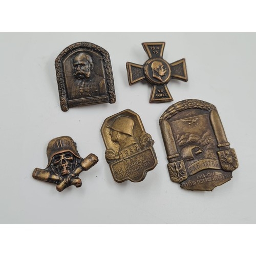 167 - 4 x WW1 Austrian Campaign Pins.