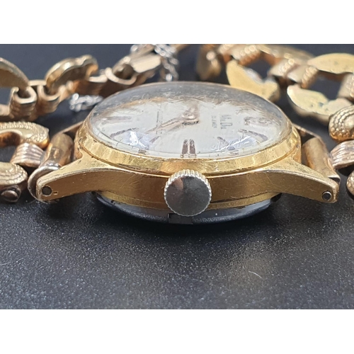 494 - MUDU GP 25 JEWELLED DOUBLEMATIC MOVEMENT WATCH, WORKING BUT TIME KEEPING SLIGHTLY OFF