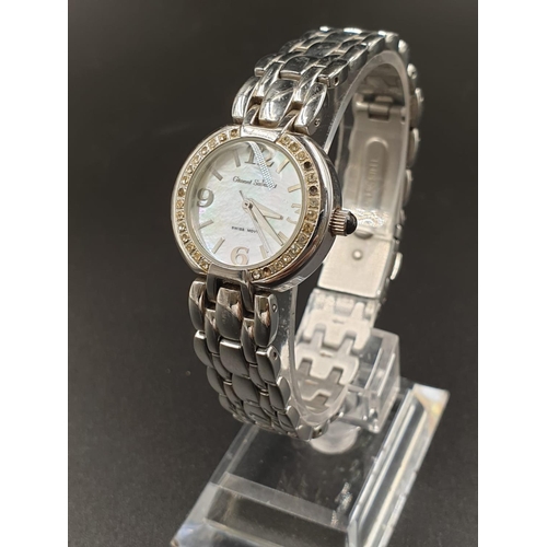 562 - GIANNI SABATINI S/S WITH MOTHER OF PEARL DIAL WATCH