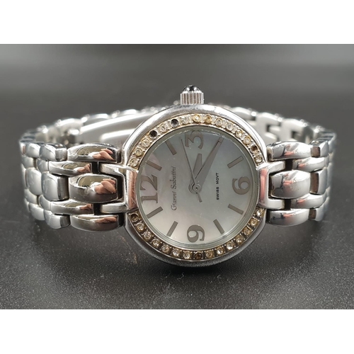 562 - GIANNI SABATINI S/S WITH MOTHER OF PEARL DIAL WATCH