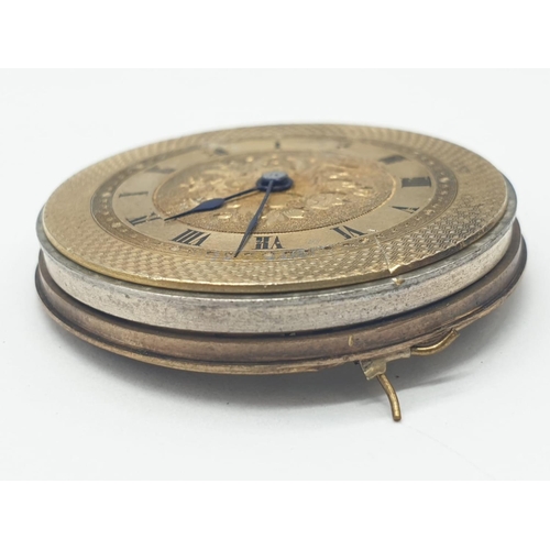 861 - 3 x Pocket Watch Movements.  3.0 , 3.5 and 4.5 cm.