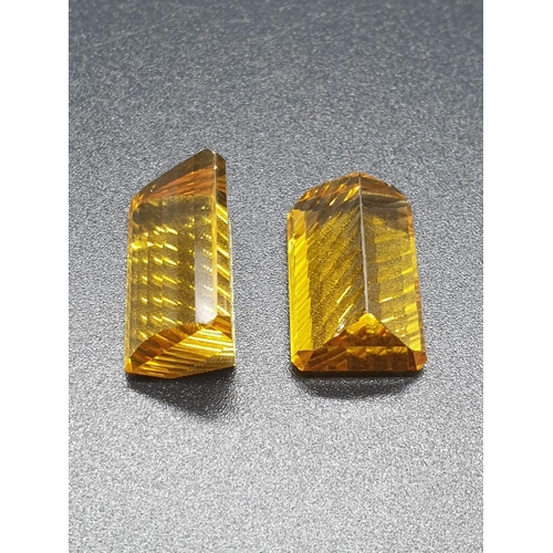 904 - 32.75ct citrine checkerboard cut