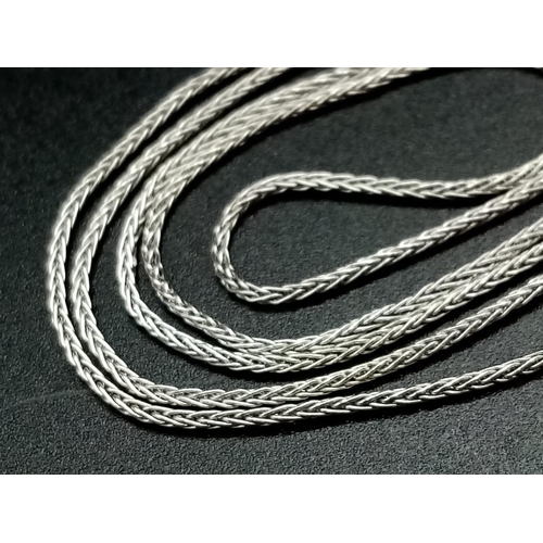 331 - 18CT WHITE GOLD STEPHEN WEBSTER CHAIN, WEIGHT 3.1G