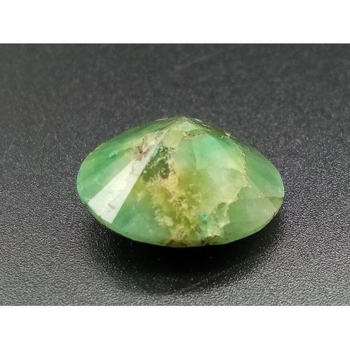 656 - 10.40ct Checkerboard natural emerald