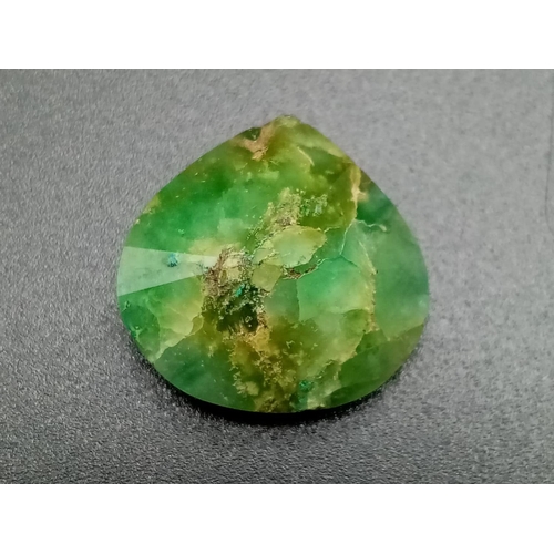 656 - 10.40ct Checkerboard natural emerald