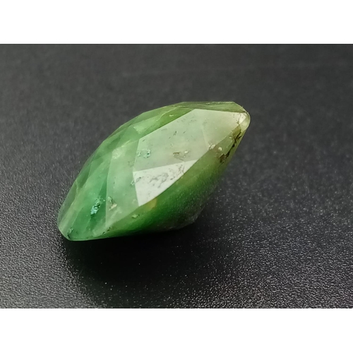 656 - 10.40ct Checkerboard natural emerald