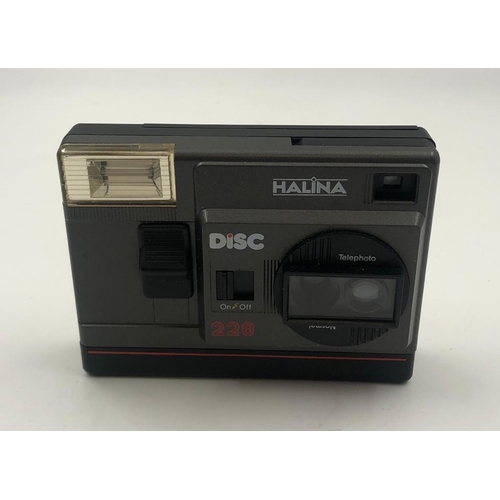 894 - Vintage HALINA DISC Camera with built in Flash in original box