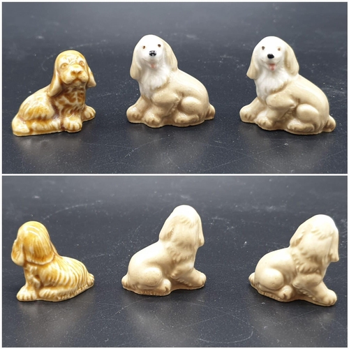 896 - A Selection of 15 Ceramic miniature Wade ANIMAL FIGURINES.