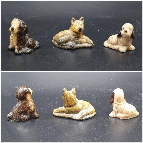 896 - A Selection of 15 Ceramic miniature Wade ANIMAL FIGURINES.