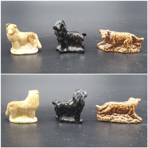 896 - A Selection of 15 Ceramic miniature Wade ANIMAL FIGURINES.