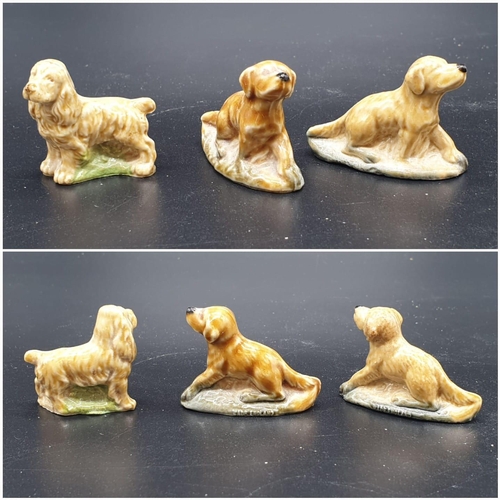 896 - A Selection of 15 Ceramic miniature Wade ANIMAL FIGURINES.